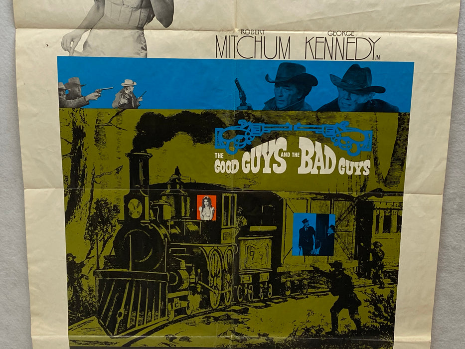 1969 The Good Guys and the Bad Guys 1SH Movie Poster 27 x 41 Robert Mitchum   - TvMovieCards.com