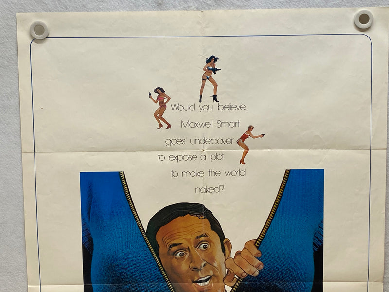 1980 The Nude Bomb 1SH Movie Poster 27 x 41 Don Adams, Andrea Howard   - TvMovieCards.com