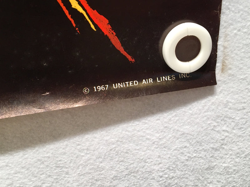 James Jebavy 1967 United Airlines San Francisco Travel Poster - Trolley Car   - TvMovieCards.com