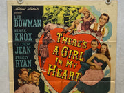 1949 There's a Girl in My Heart 1SH Movie Poster 27 x 41 Lee Bowman, Elyse Knox   - TvMovieCards.com