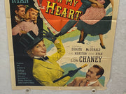 1949 There's a Girl in My Heart 1SH Movie Poster 27 x 41 Lee Bowman, Elyse Knox   - TvMovieCards.com
