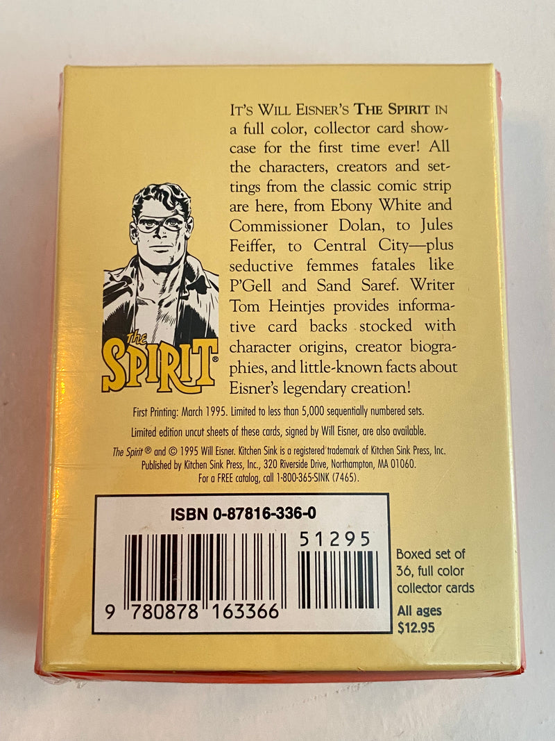 1995 Will Eisner's The Spirit Factory Trading Card Set 36 Card Set Kitchen Sink   - TvMovieCards.com