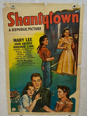 1943 Shantytown 1SH Movie Poster 27 x 41 Mary Lee, John Archer, Marjorie Lord   - TvMovieCards.com