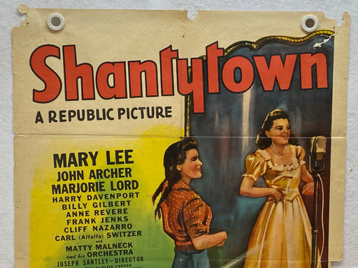1943 Shantytown 1SH Movie Poster 27 x 41 Mary Lee, John Archer, Marjorie Lord   - TvMovieCards.com