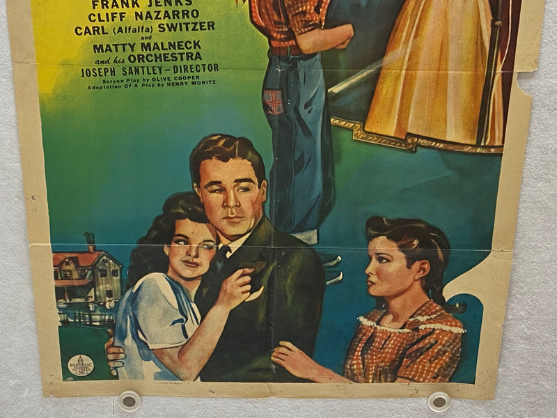 1943 Shantytown 1SH Movie Poster 27 x 41 Mary Lee, John Archer, Marjorie Lord   - TvMovieCards.com