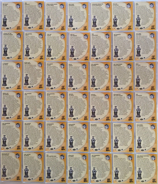 Lost in Space Archives Series 2 Episodes Base Card Set 42 Cards Even #00 - #82   - TvMovieCards.com