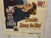 1953 Trouble Along the Way 1SH Movie Poster 27 x 41 John Wayne Donna Reed   - TvMovieCards.com