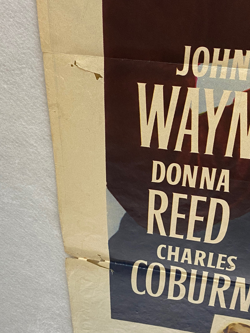 1953 Trouble Along the Way 1SH Movie Poster 27 x 41 John Wayne Donna Reed   - TvMovieCards.com