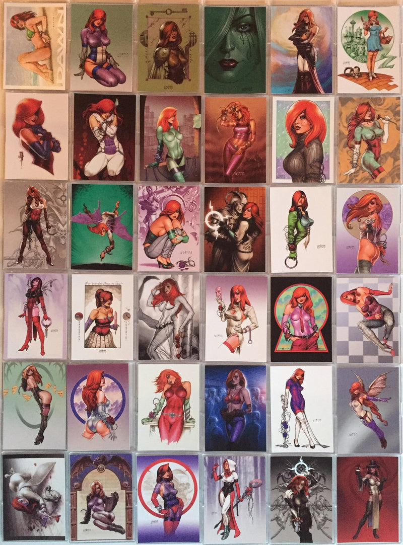 Dawn 20th Anniversary Base Card Set Linsner Dynamic Forces 72 Cards   - TvMovieCards.com