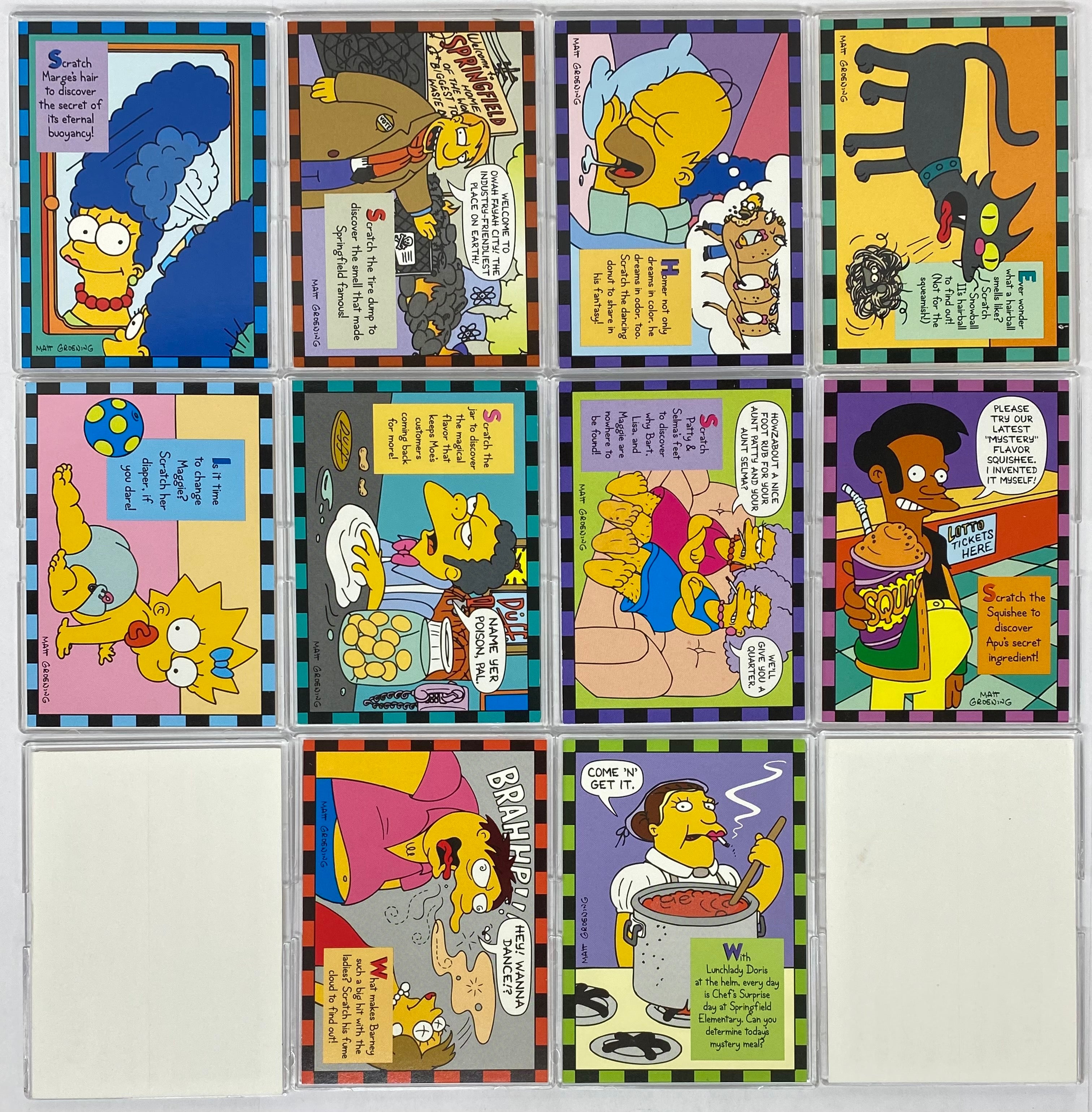 The Simpsons トレーディングカード　フィルムタイプ　シンプソンズ 2003 Simpsons Filmcardz Film Cards Card Box 24 Packs Artbox