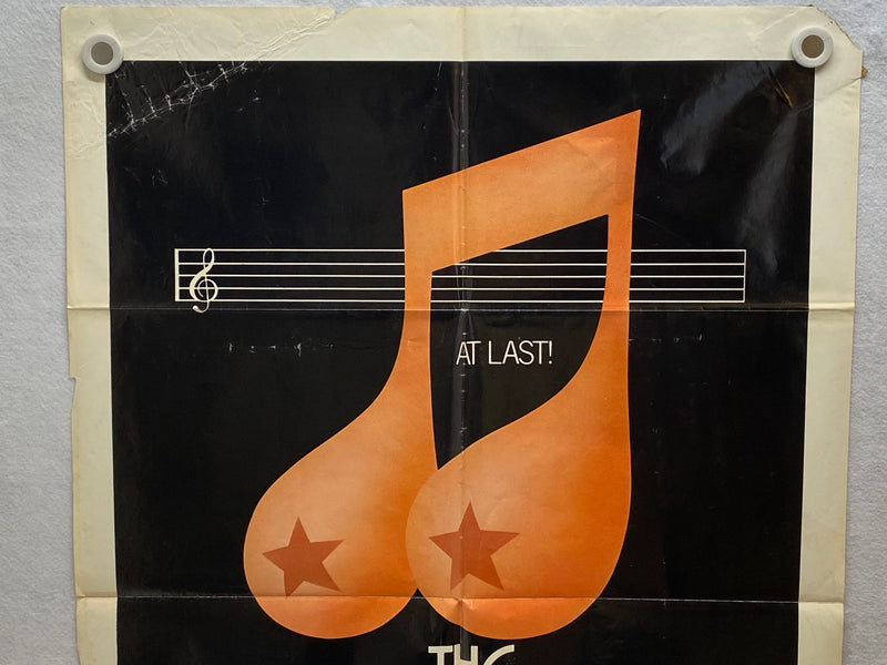 1976 The First Nudie Musical 1SH Movie Poster 27 x 41 Stephen Nathan, Cindy Will   - TvMovieCards.com