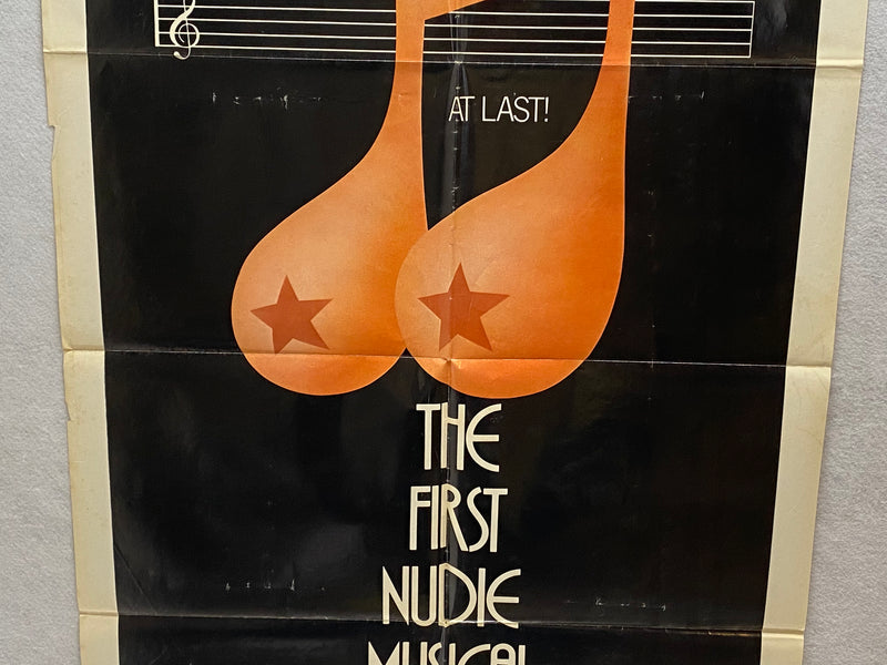 1976 The First Nudie Musical 1SH Movie Poster 27 x 41 Stephen Nathan, Cindy Will   - TvMovieCards.com