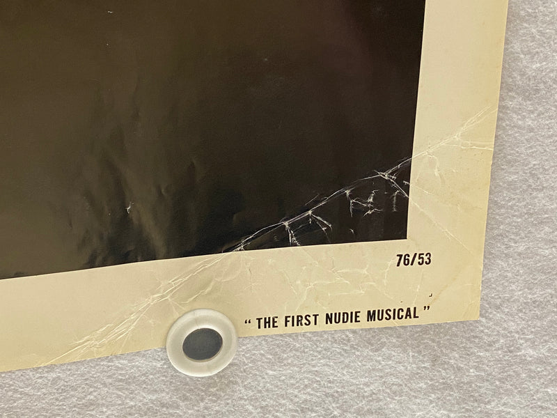 1976 The First Nudie Musical 1SH Movie Poster 27 x 41 Stephen Nathan, Cindy Will   - TvMovieCards.com