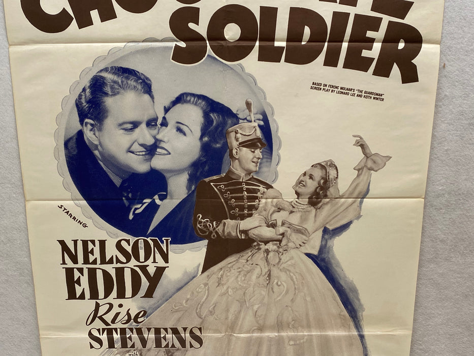 1941 The Chocolate Soldier 1SH Movie Poster 27 x 41 Nelson Eddy, Risë Stevens   - TvMovieCards.com