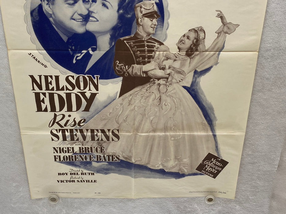 1941 The Chocolate Soldier 1SH Movie Poster 27 x 41 Nelson Eddy, Risë Stevens   - TvMovieCards.com