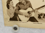 1950 Cow Town Insert Movie Poster 14 x 36 Gene Autry, Champion, Gail Davis   - TvMovieCards.com