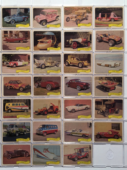 Kustom Cars - Series 2 George Barris 1975 Fleer 39 Sticker Vintage Card Set   - TvMovieCards.com