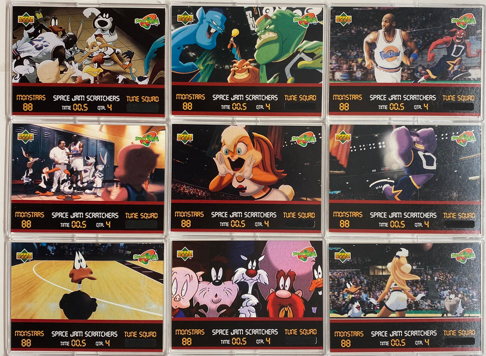 1996 Space Jam Scratchers Chase Card Set of 9 Cards SC1-SC9 Upper Deck   - TvMovieCards.com