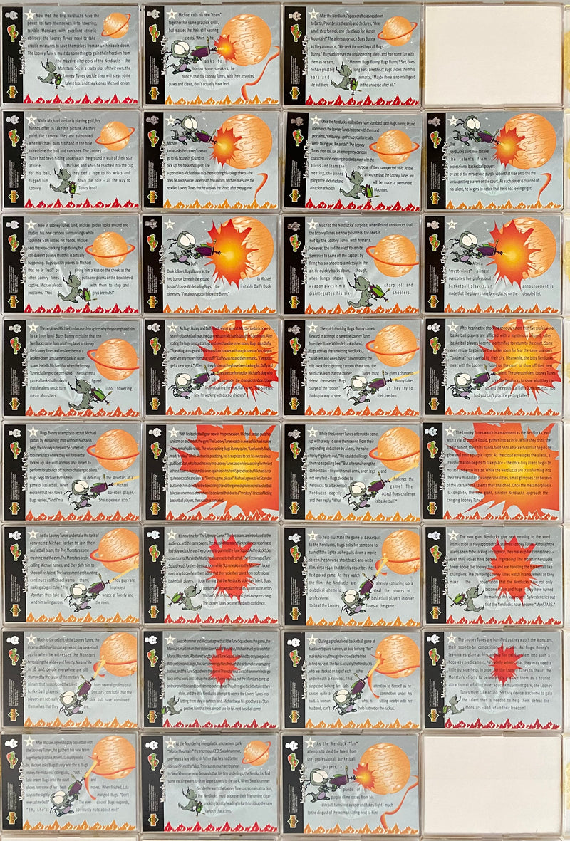 1996 Space Jam Marvin's Flip Clips Chase Card Set of 30 Cards F1-F30 Upper Deck   - TvMovieCards.com