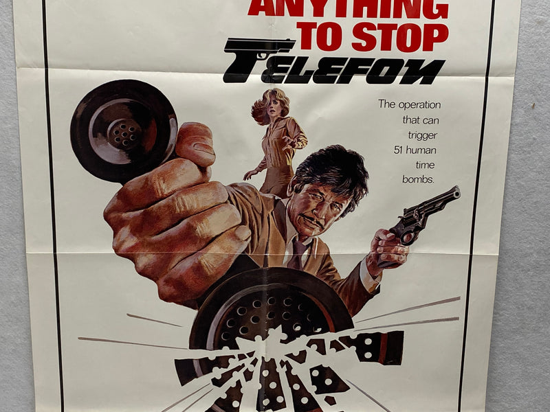 1977 Telefon 1SH Movie Poster 27x41 Charles Bronson Lee Remick Donald Pleasence   - TvMovieCards.com