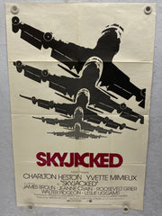 1972 Skyjacked 1SH Movie Poster 27 x 41 Charlton Heston, James Brolin   - TvMovieCards.com