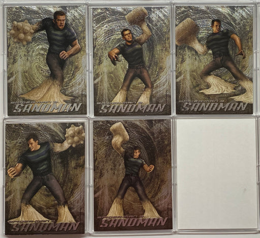 2007 Spider-Man 3 Movie  Sandman Chase Card Set S1-S5 Rittenhouse   - TvMovieCards.com