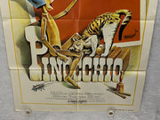 1978 Adventures of Pinocchio 1SH Movie Poster 27 x 41 Andrea Balestri   - TvMovieCards.com
