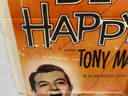 1957 Let's Be Happy 1SH Movie Poster 27 x 41 Vera-Ellen Tony Martin   - TvMovieCards.com