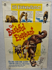 1962 The Bashful Elephant 1SH Movie Poster 27 x 41 Molly McGowan, Helmut Schmid   - TvMovieCards.com