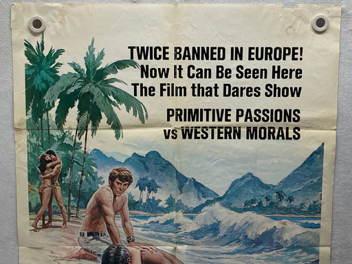 1970 Bora Bora 1SH Movie Poster 27 x 41  Haydée Politoff, Corrado Pani   - TvMovieCards.com