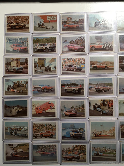 AHRA Official Drag Champs 1971 Fleer Complete Set of 63 Vintage Trading Cards   - TvMovieCards.com
