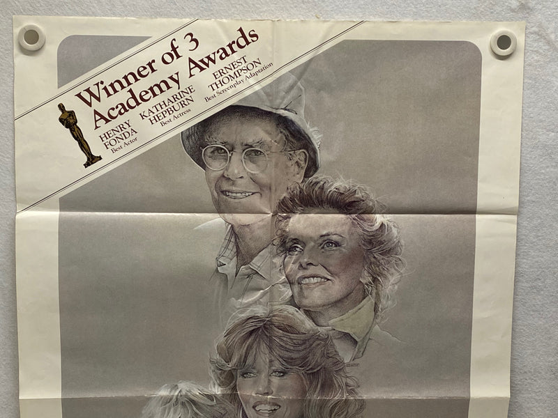 1981 On Golden Pond 1SH Movie Poster 27 x 41  Katharine Hepburn, Jane Fonda   - TvMovieCards.com