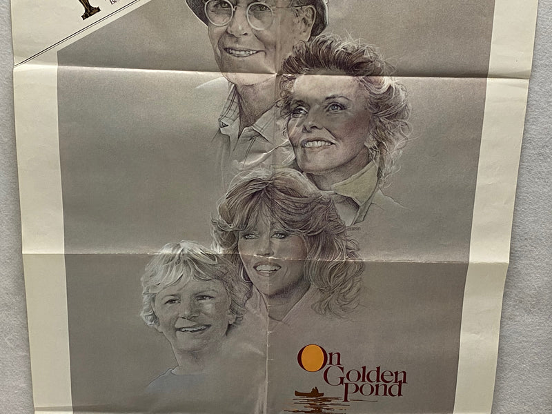 1981 On Golden Pond 1SH Movie Poster 27 x 41  Katharine Hepburn, Jane Fonda   - TvMovieCards.com