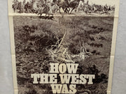 1970 How The West Was Won 1SH Movie Poster 27 x 41 James Stewart, John Wayne   - TvMovieCards.com