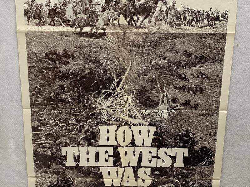 1970 How The West Was Won 1SH Movie Poster 27 x 41 James Stewart, John Wayne   - TvMovieCards.com