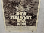1970 How The West Was Won 1SH Movie Poster 27 x 41 James Stewart, John Wayne   - TvMovieCards.com