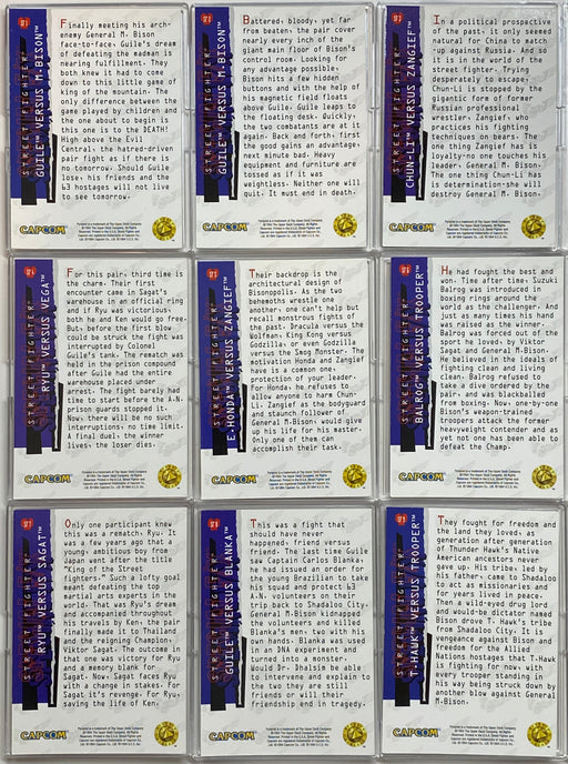 Street Fighter Movie Special F/X Chase Card Set SF1-SF10 Capcom / Upper Deck   - TvMovieCards.com