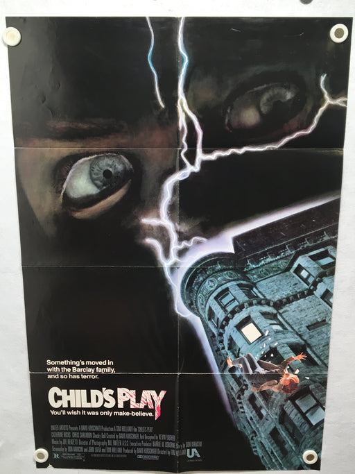 1988 Childs Play Original 1SH Movie Poster 27 x 40 Chucky Horror Good Guys Doll   - TvMovieCards.com