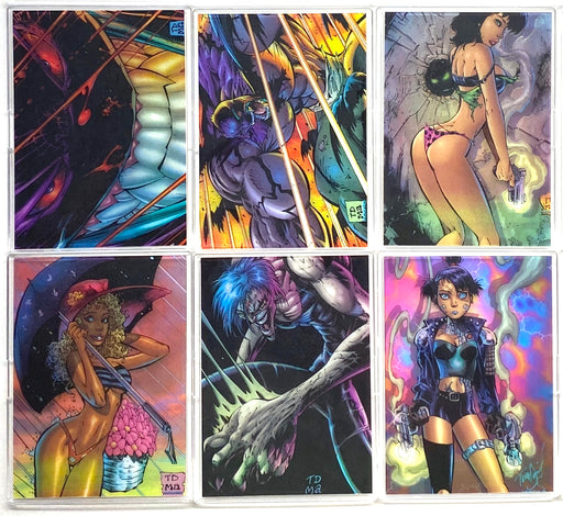 1997 Tony Daniel's The Tenth ClearChrome Chase Card Set of 6 #1-#6 Krome   - TvMovieCards.com