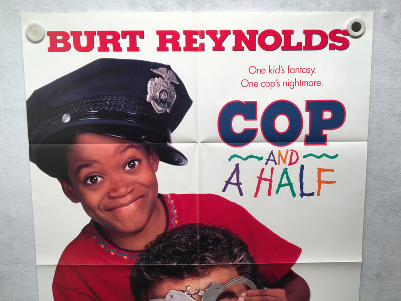 1992 Cop and a Half Original 1SH Movie Poster 27 x 41 Burt Reynolds   - TvMovieCards.com