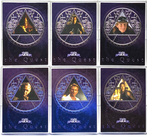 2001 Lara Croft Tomb Raider (Movie) Quest Foil Embossed Chase Card Set Q1-Q6   - TvMovieCards.com