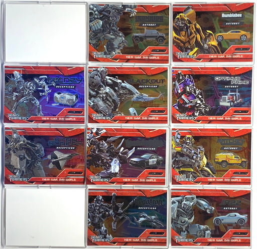 Transformers Movie Foil Chase Card Set 10 Cards Topps 2007   - TvMovieCards.com