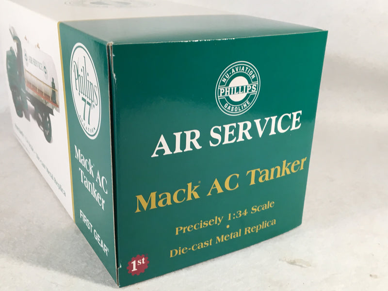 1st First Gear 1/34 Phillips 77 Aviation Mack AC Tanker Truck - 19-2941   - TvMovieCards.com