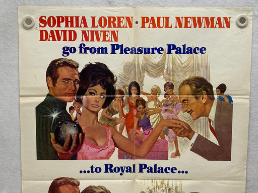 1965 Lady L 1SH Movie Poster 27 x 41 Sophia Loren, Paul Newman, David Niven   - TvMovieCards.com