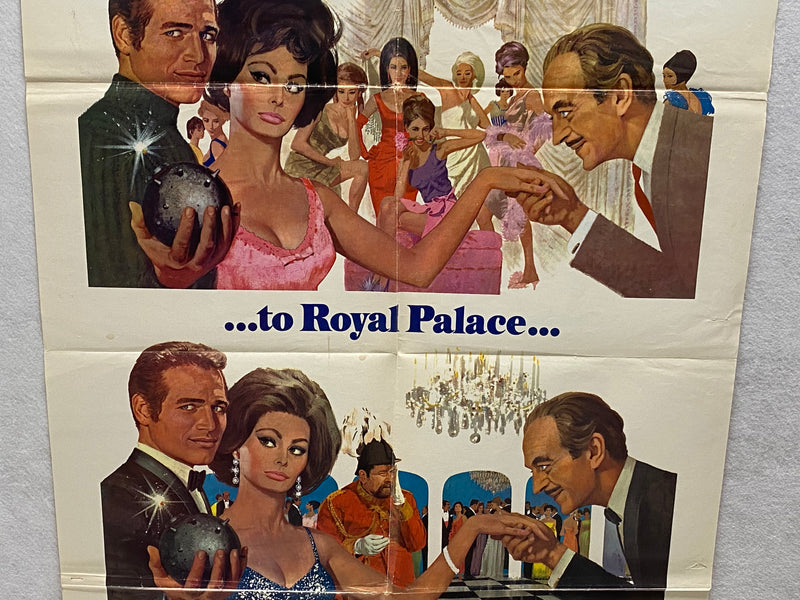 1965 Lady L 1SH Movie Poster 27 x 41 Sophia Loren, Paul Newman, David Niven   - TvMovieCards.com