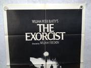 1973 The Exorcist Original Movie Poster 27 x 41 Black and White Version Folded   - TvMovieCards.com