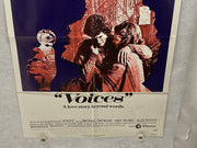 1979 Voices 1SH Movie Poster 27 x 41 Michael Ontkean, Signed by Amy Irving   - TvMovieCards.com