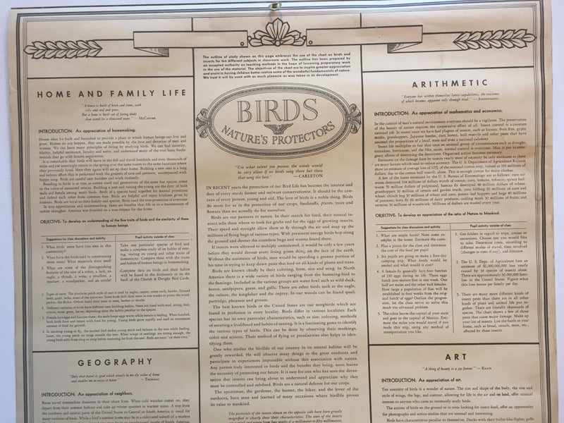 Birds Natures Protectors Advertising Store Display Poster Arm & Hammer J9 Fuerte   - TvMovieCards.com