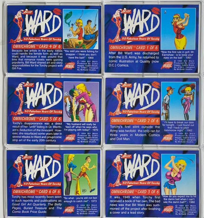 1994 Bill Ward: 50 Fabulous Years of Torchy OmniChrome Chase Card Set of 6   - TvMovieCards.com