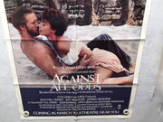 1983 Against All Odds Original 1SH Movie Poster 27 x 41 Advance Jeff Bridges   - TvMovieCards.com